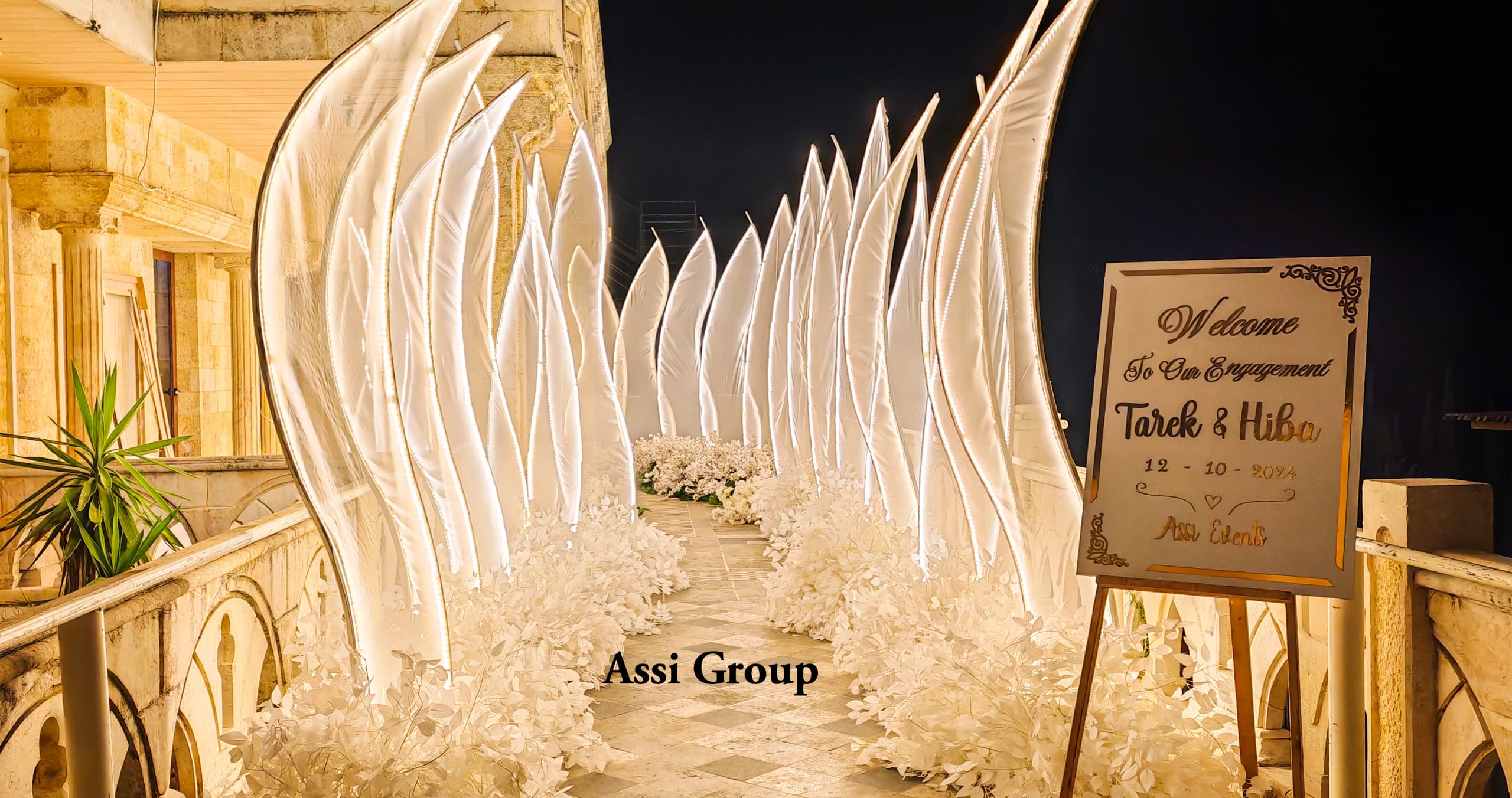 Floral installation by Assi Group